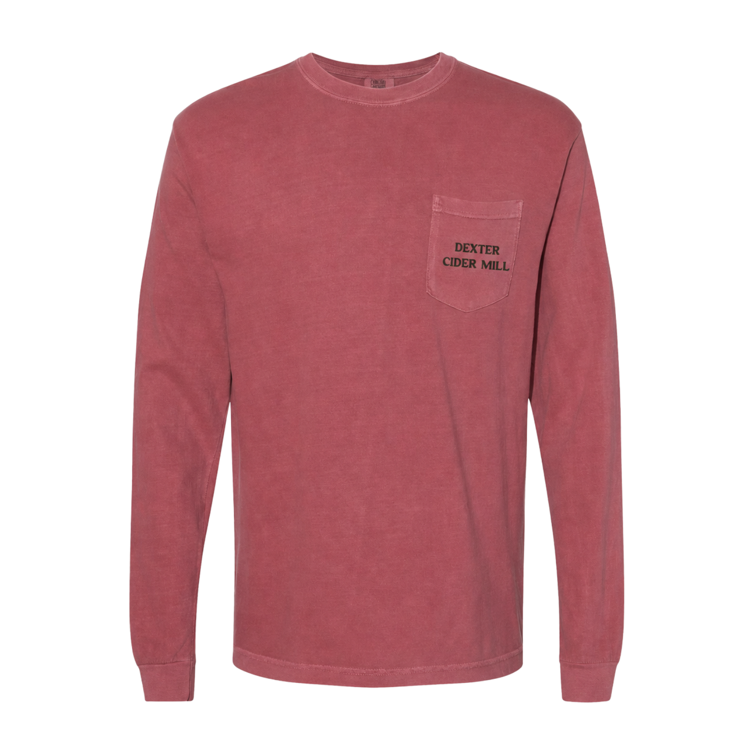 Red Long Sleeve Logo Tee