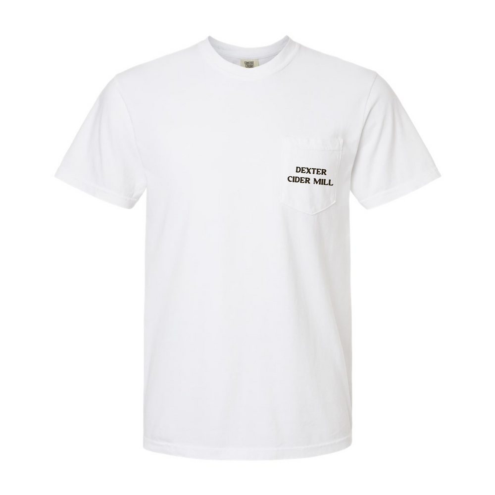 White Logo Tee